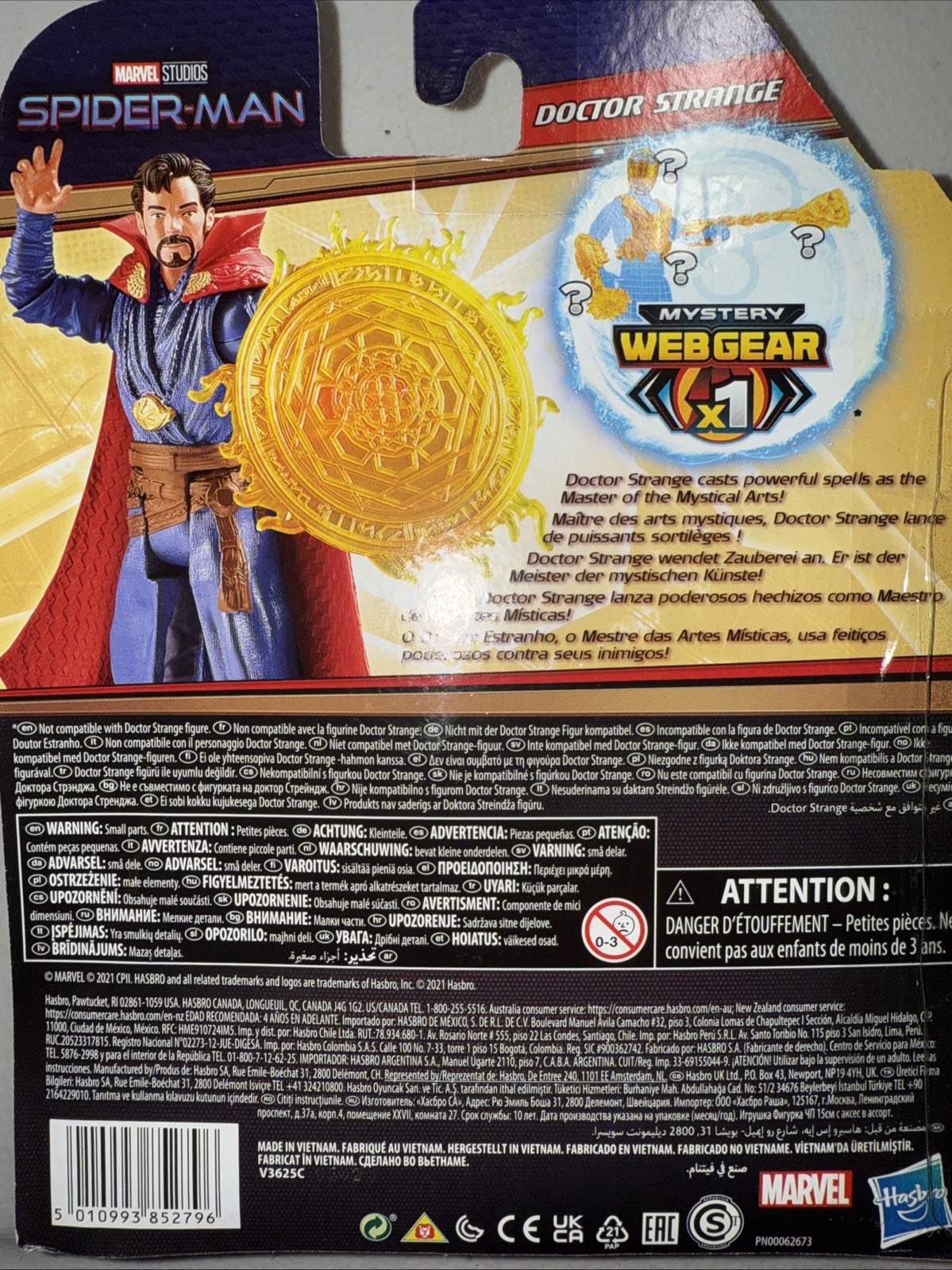 Marvel Studios Spider-Man Dr Strange & Mysterio Mystery Web Gear Action Figures