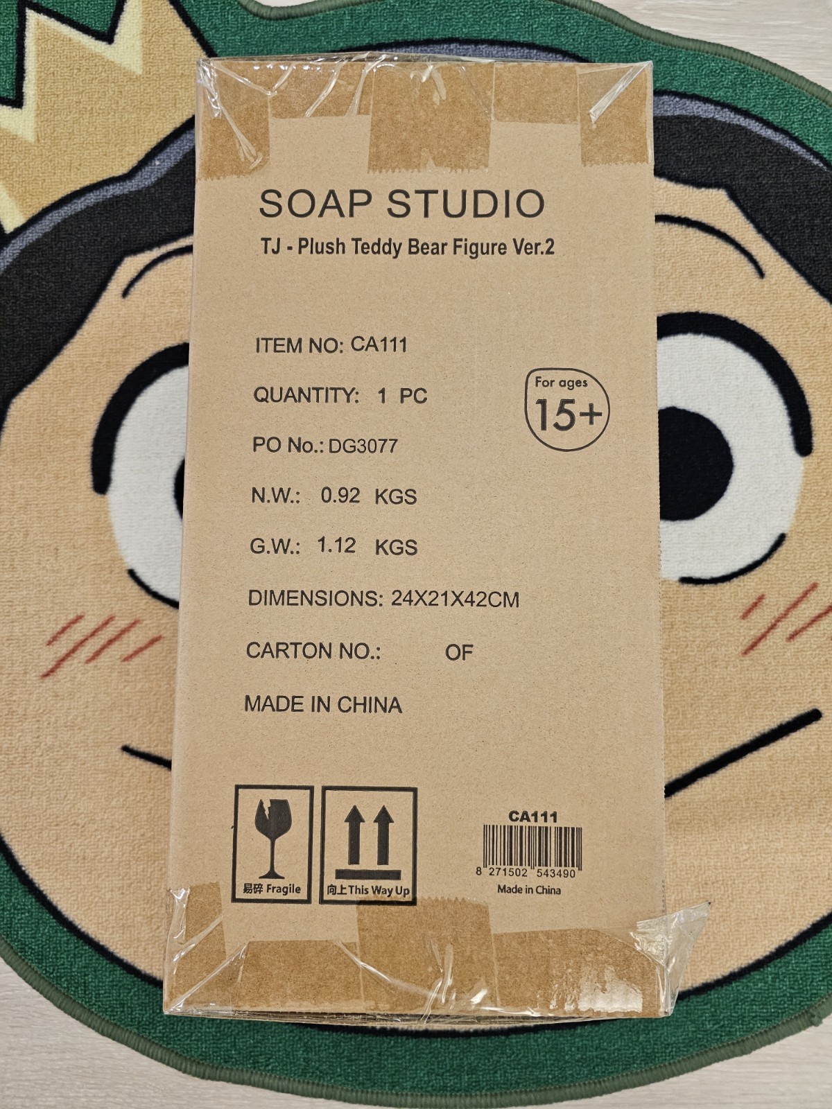 Soap Studio Tom And Jerry Teddy Bear Plush Figure Version 2 New Blind Box Sealed