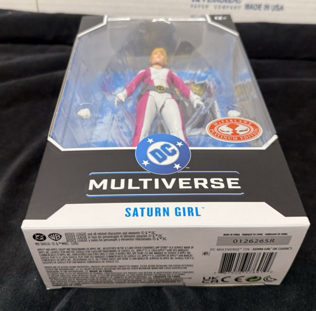 McFarlane DC Classic Multiverse Saturn Girl Red Platinum Edition Action Figure