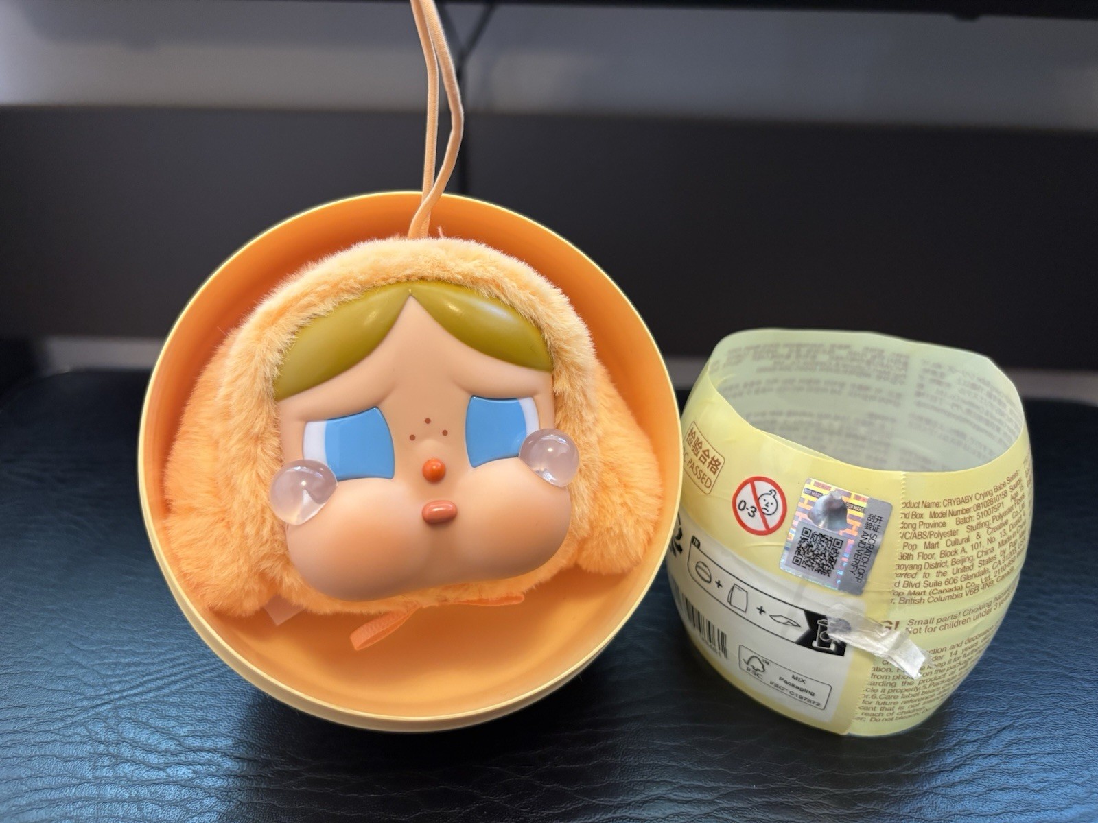 POP MART CRYBABY Crying Babe Apricot Sad Zoo Day Authentic Shanghai Exclusive