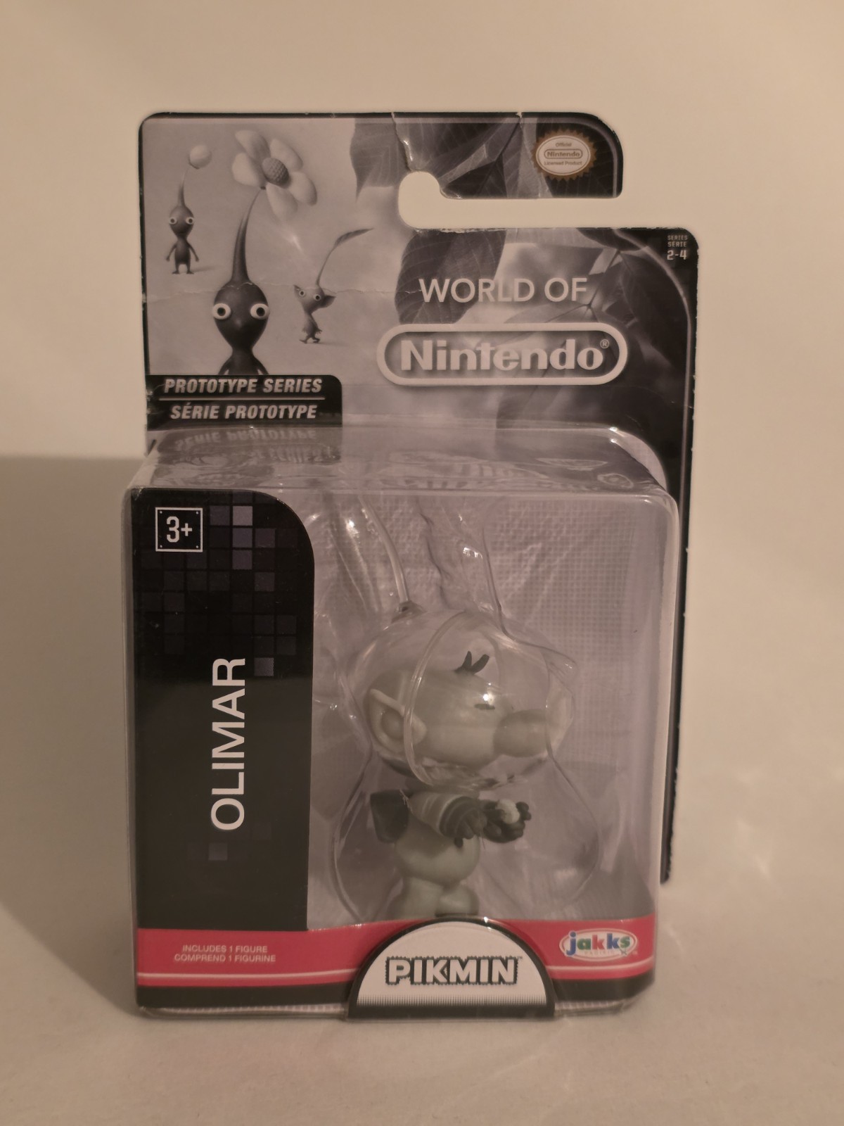 JAKKS PACIFIC World Of Nintendo PIKMIN Prototype Black & White OLIMAR Chase