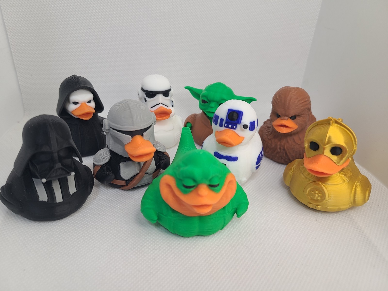 Darth Vader Duck Mini Size Star Wars Mando Gift Birthday Nerd Geek Yoda Lot Of 9