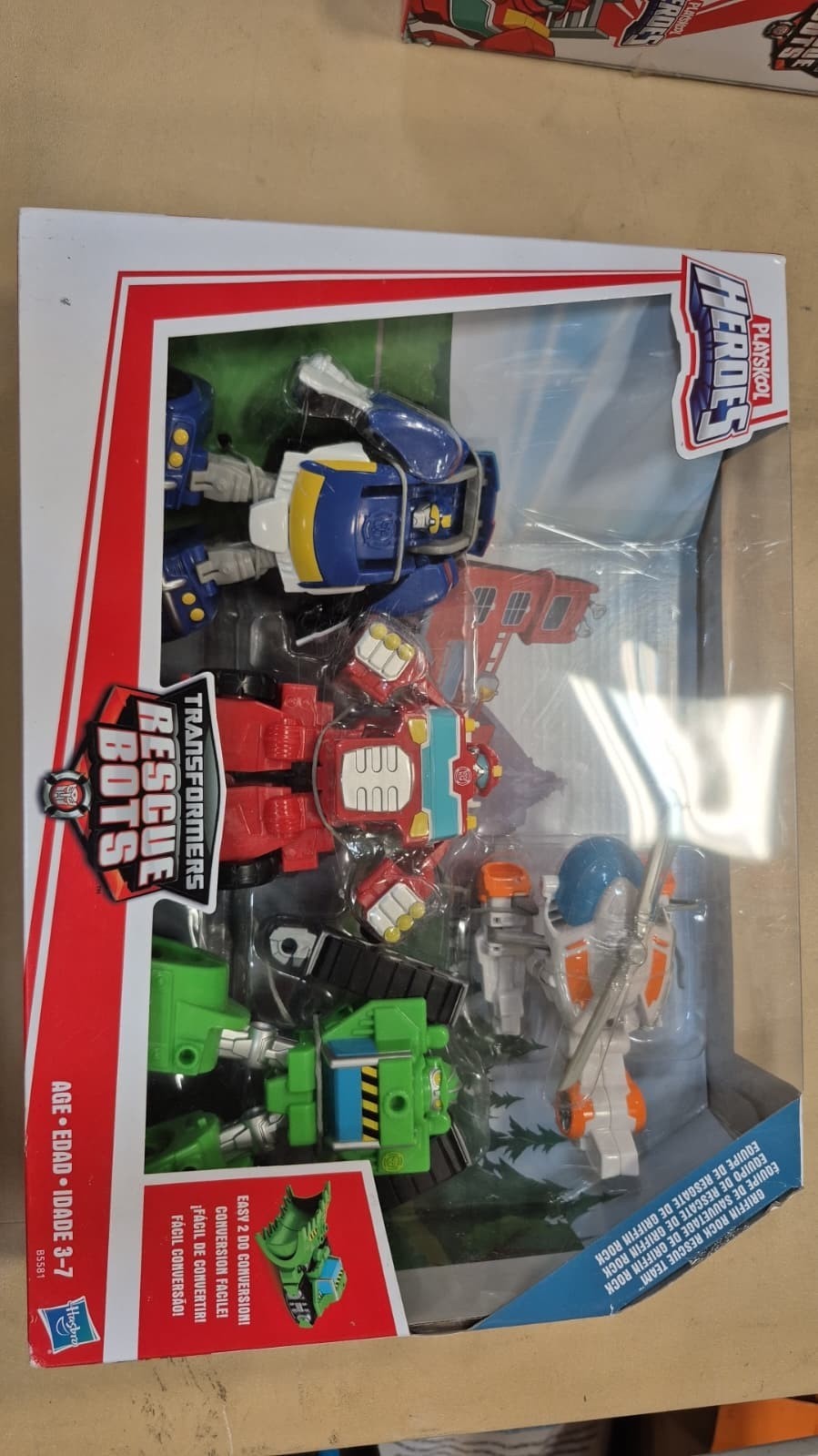 Transformers Rescue Bots Griffin Rock Rescue Team B5581 4 Pack New Sealed