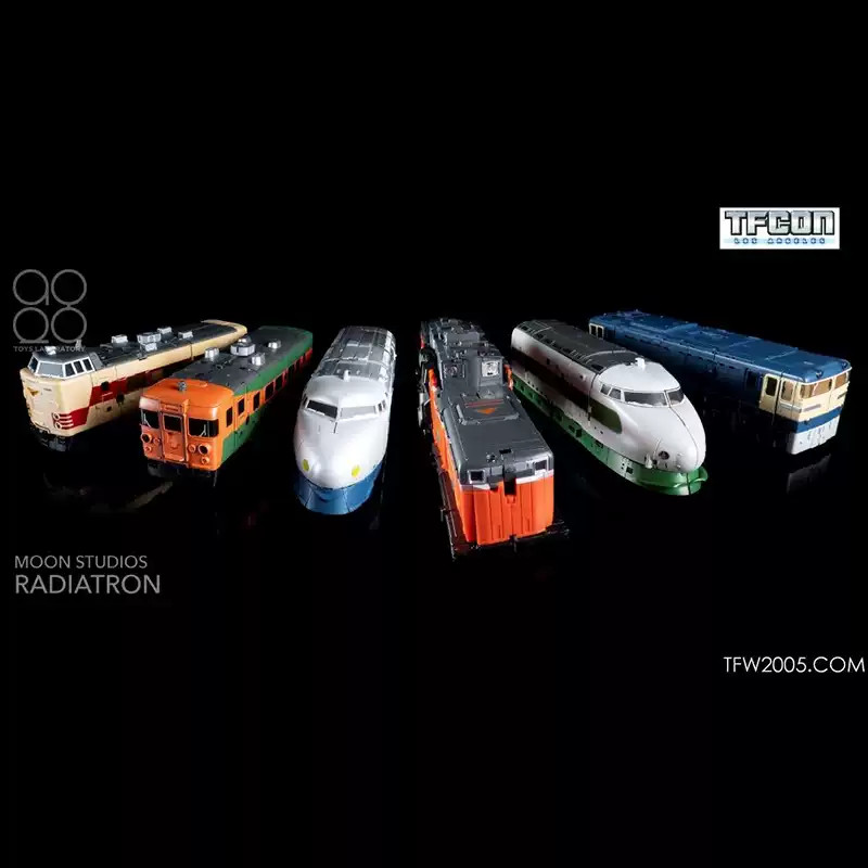 Moon Studio MS01+MS02+MS03+MS04+MS05+MS06 Radiatron Combiner Action Figure