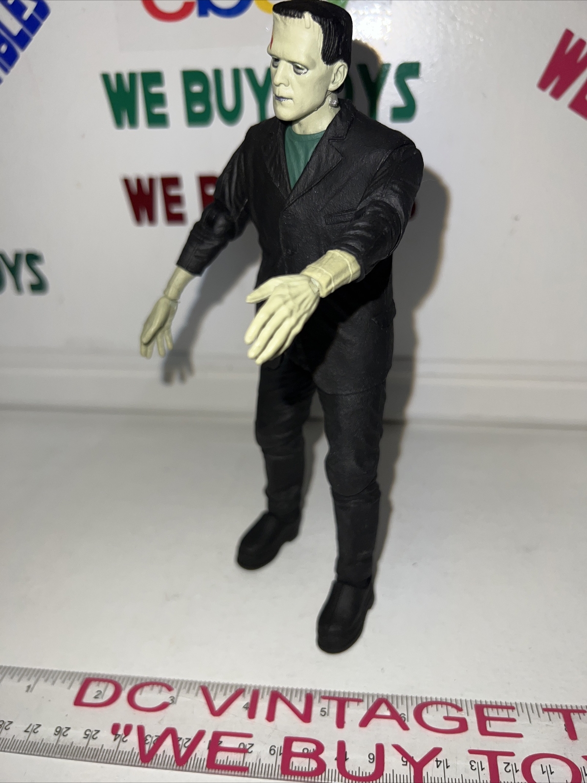 NECA Retro Universal Monsters Glow In The Dark Frankenstein Reel Toys 7” Inch