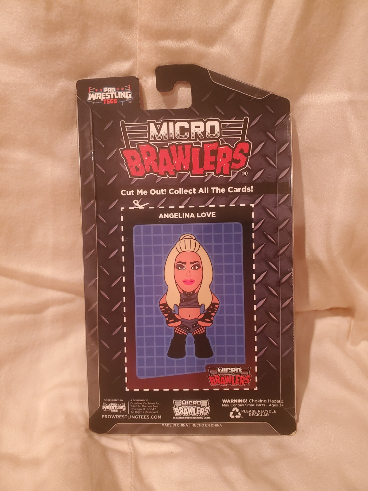 Angelina Love Micro Brawler, New in Box, Wrestling Figure, ROH Exclusive