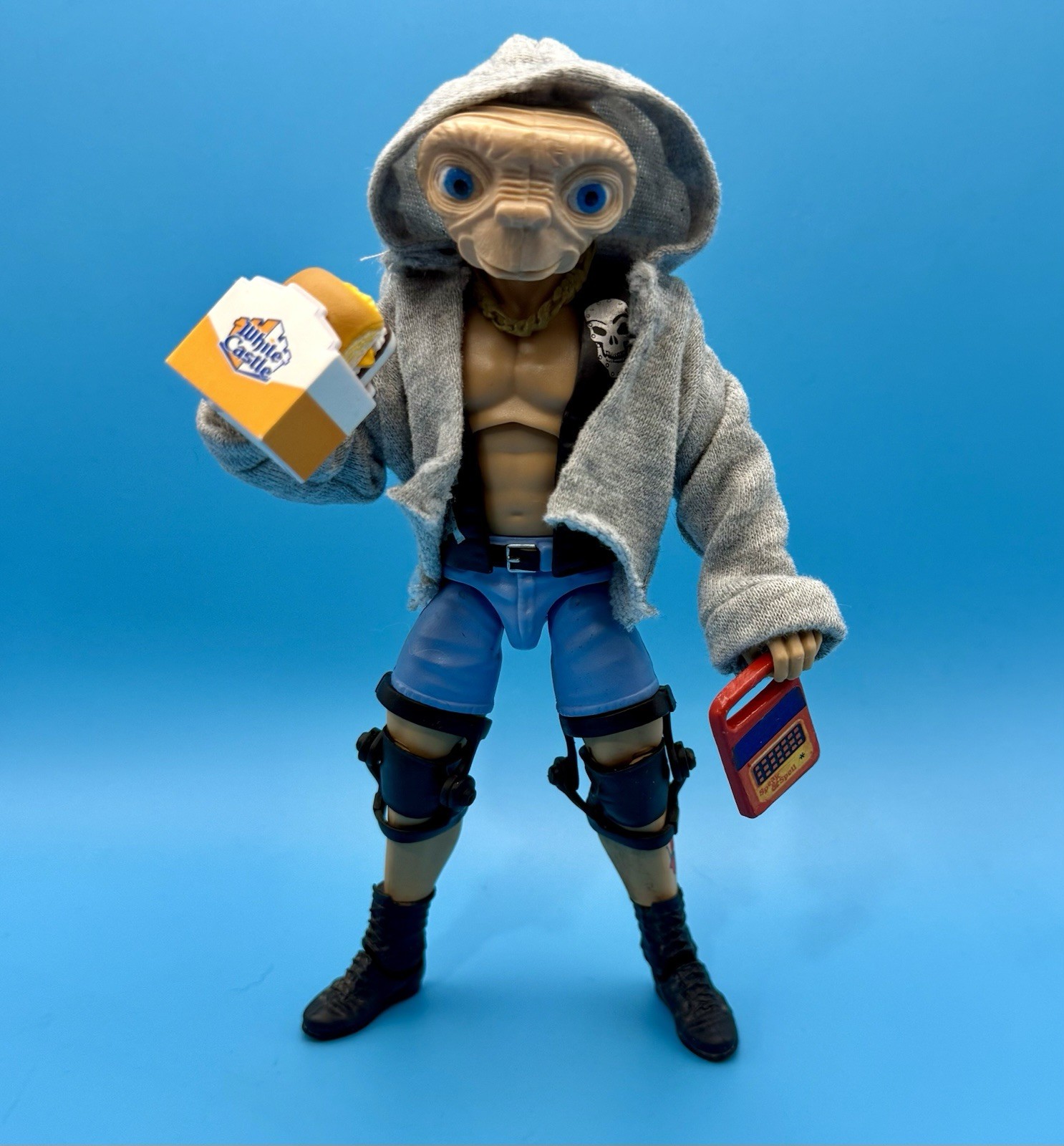 Custom Stone Cold E.T. Action Figure In Resealable Clamshell WWE Elite