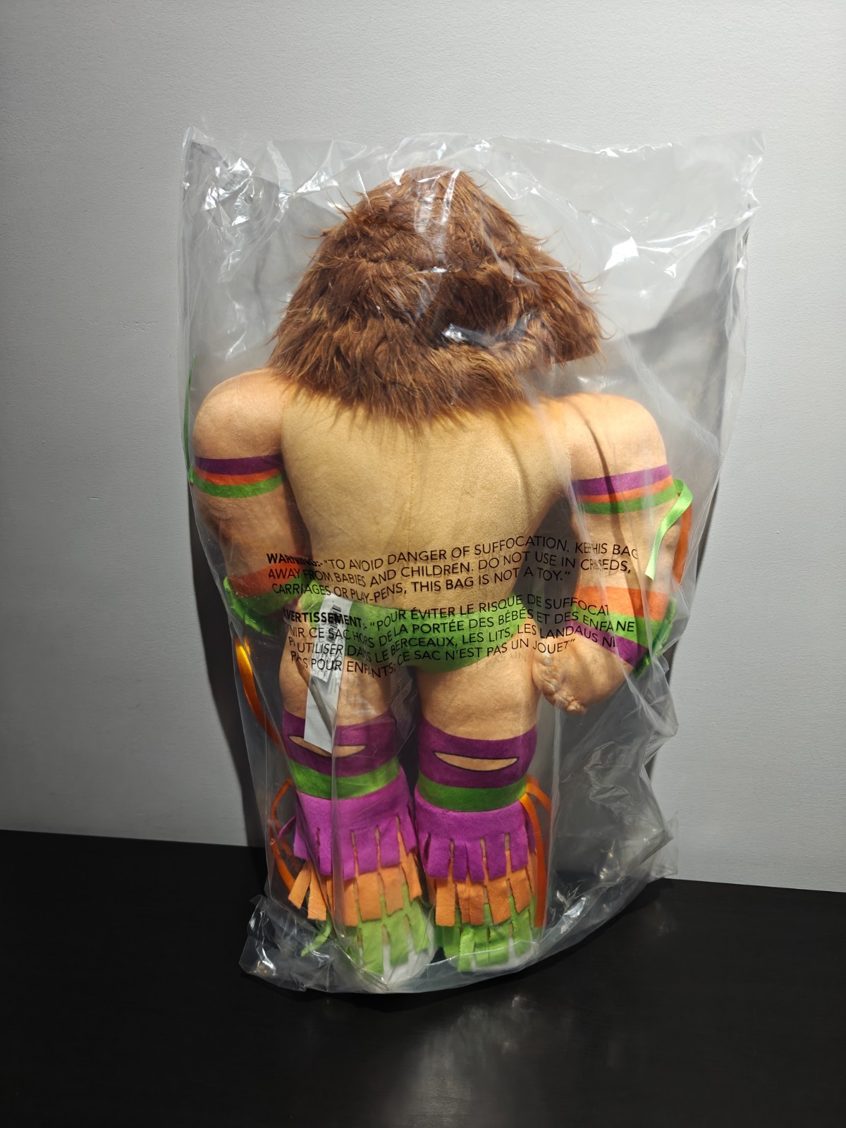 WWE WWF ULTIMATE WARRIOR- CANADA EXCLUSIVE 23&Prime; PLUSH NEW W/TAG !