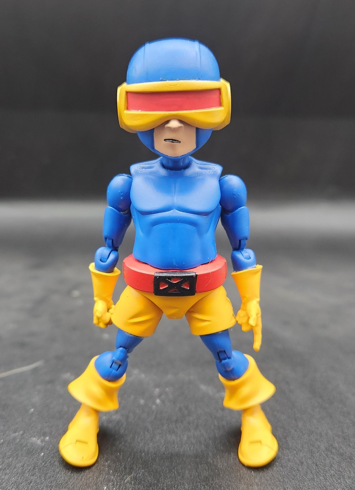 Marvel Legends Custom X Babies Cyclops Full Figure 1/12 Scale Painted