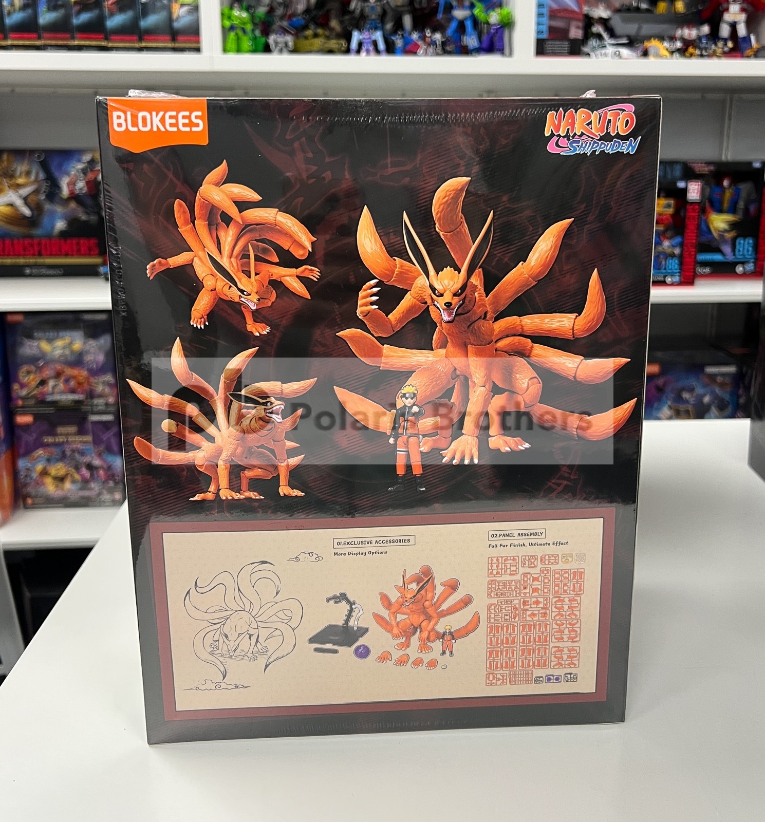 Blokees Naruto Shippuden Kurama Nine Tails Legend Edition Model Kit – In Hand!