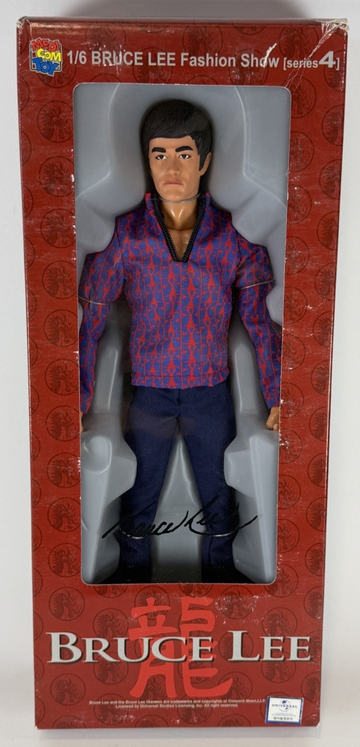 BRUCE LEE FASHION SHOW MEDICOM TOY FIGURE – SERIES 4 MODE 24 PATTERN SHIRT