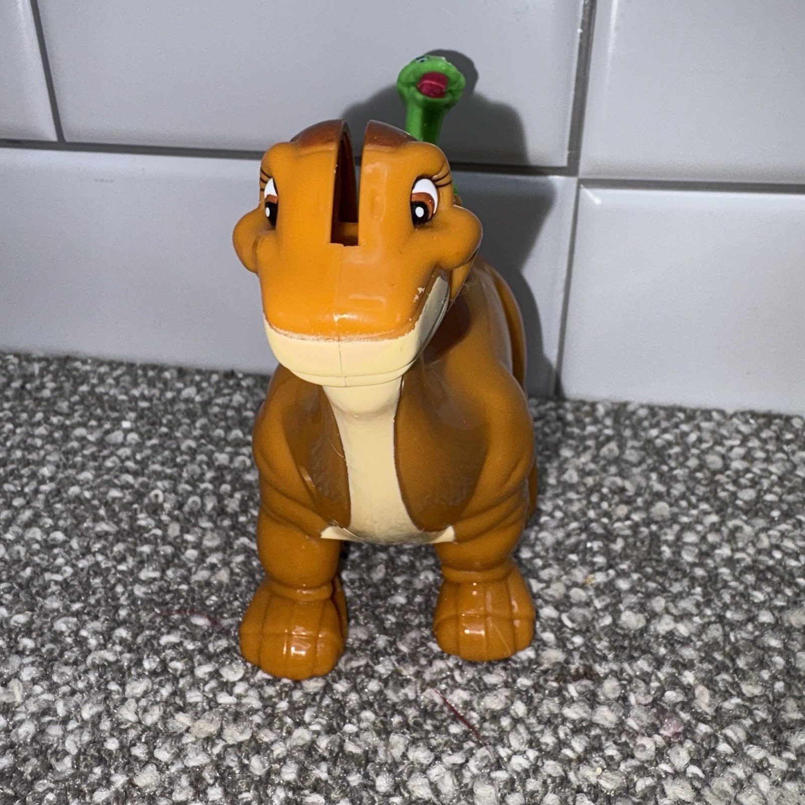 Universal Studios Land Before Time LittleFoot Ducky Piggy Coin Bank Toy VTG
