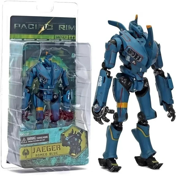 Pacific Rim Romeo Blue Jaeger 7.08&Prime; Action Figure PVC ABS Collectible Mecha Toy