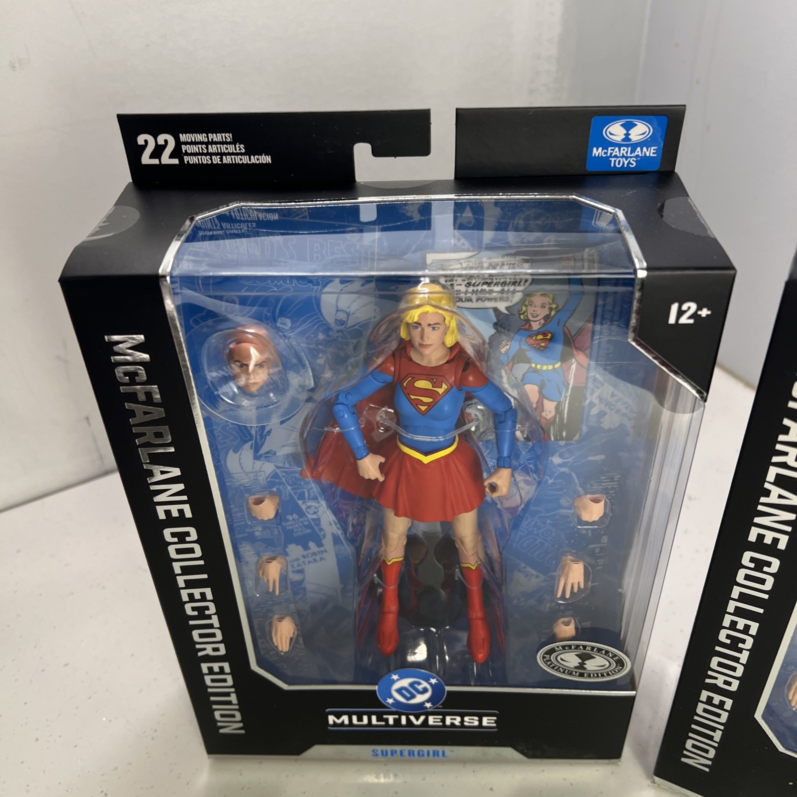 McFarlane DC Multiverse Collectors SUPERGIRL PLATINUM CHASE + Regular New !!