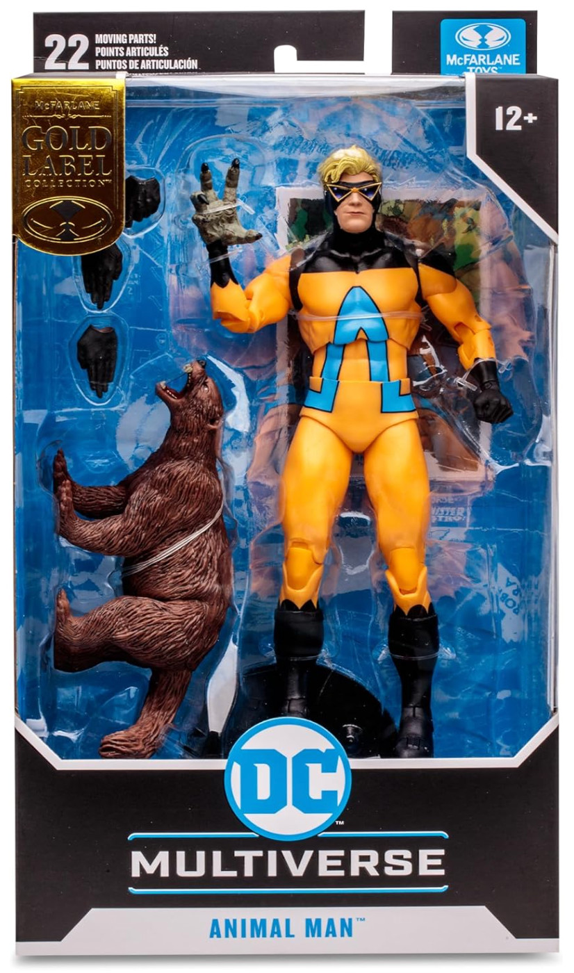 McFarlane Toys DC Multiverse Animal Man The Human Zoo Gold Target 7&Prime; Figure