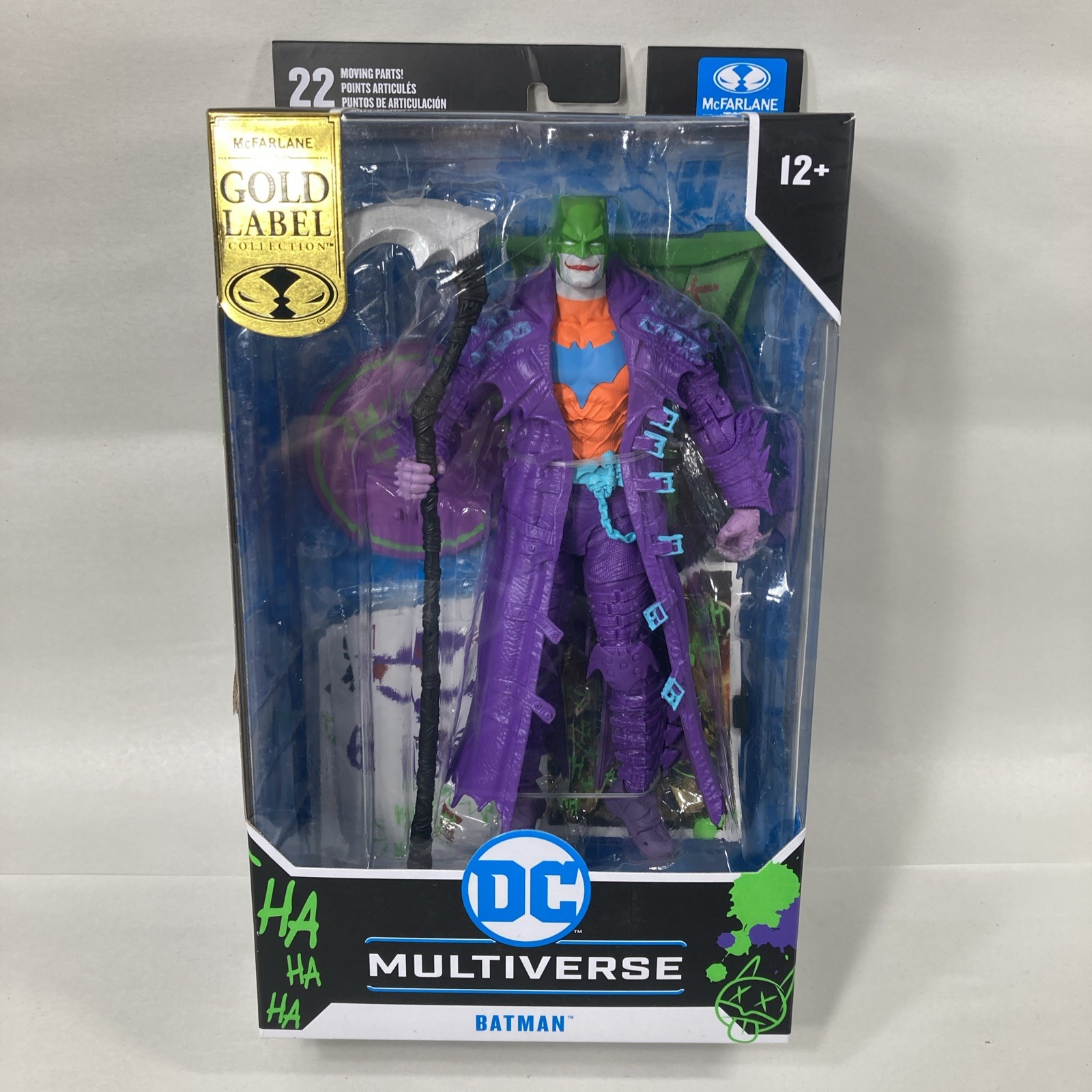 McFarlane Toys DC Multiverse Jokerized Batman Dark Nights Death Metal GOLD LABEL