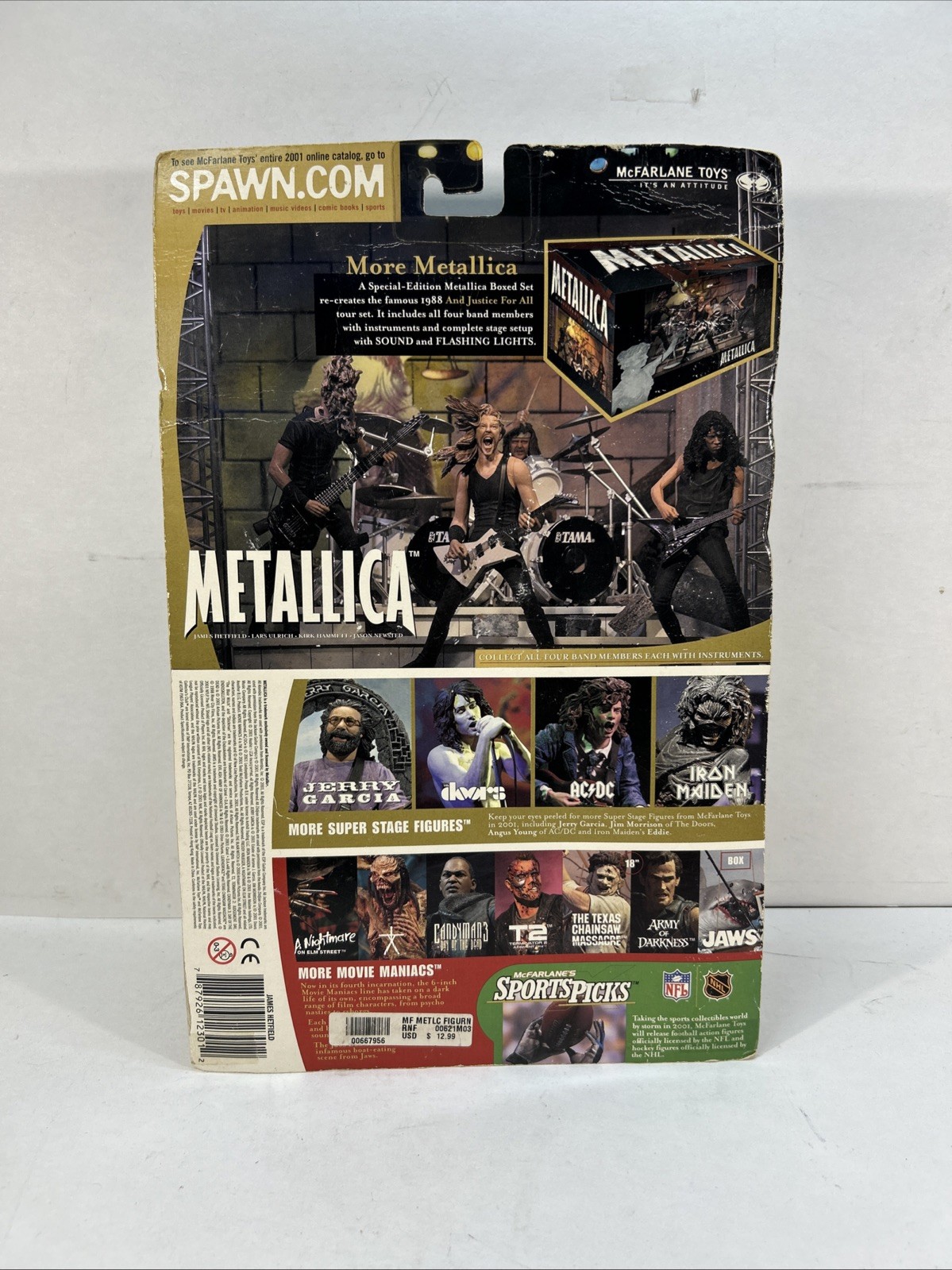 McFarlane Toys Metallica James Hettfield Harvesters Of Sorrow 2001
