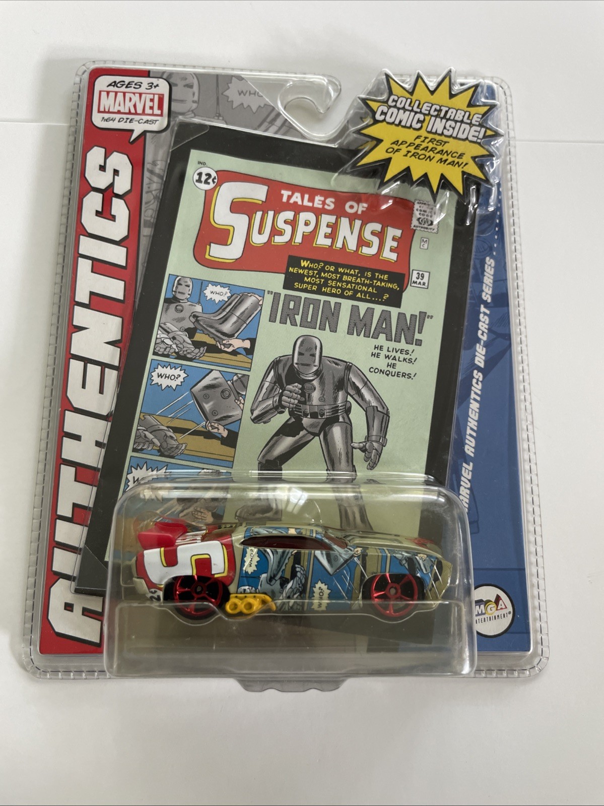 MGA Entertainment Marvel Authentics Die-Cast Series IRON MAN Tales of Suspense
