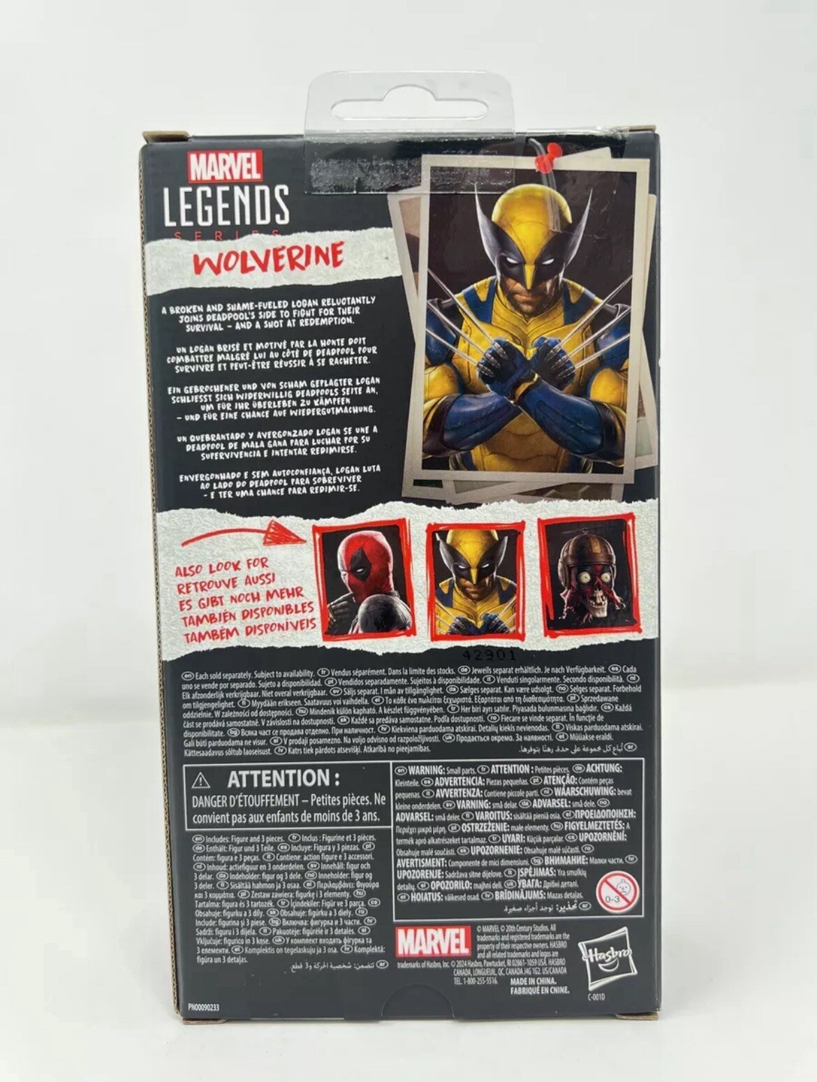 Deadpool & Wolverine Marvel Legends Wolverine (Hugh Jackman ) Movie 2024