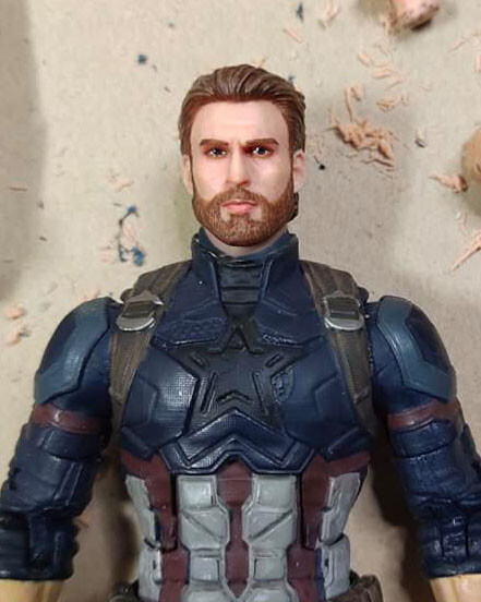1/12 captain infinity head chris evan Preorder shipped within 7 Day
