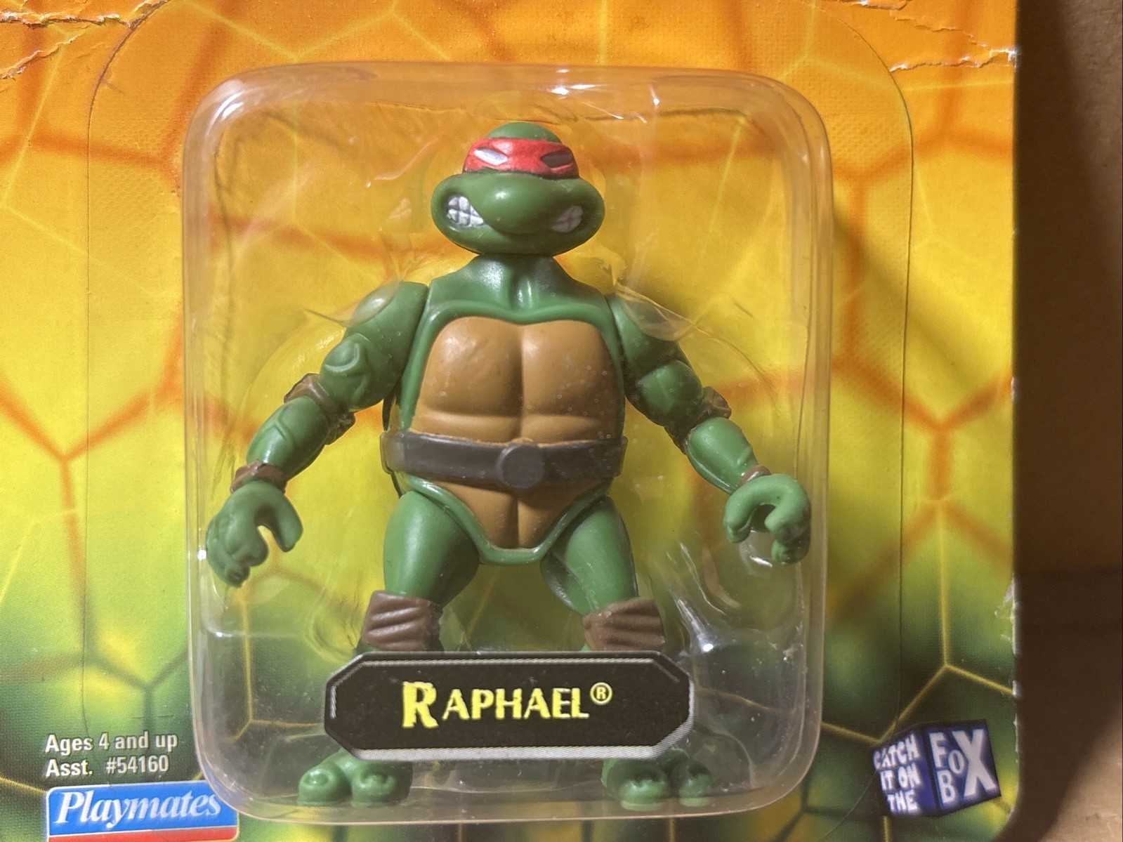 Raphael Miniature Action Figure InBox 2002 Teenage Mutant Ninja Turtles Raphael