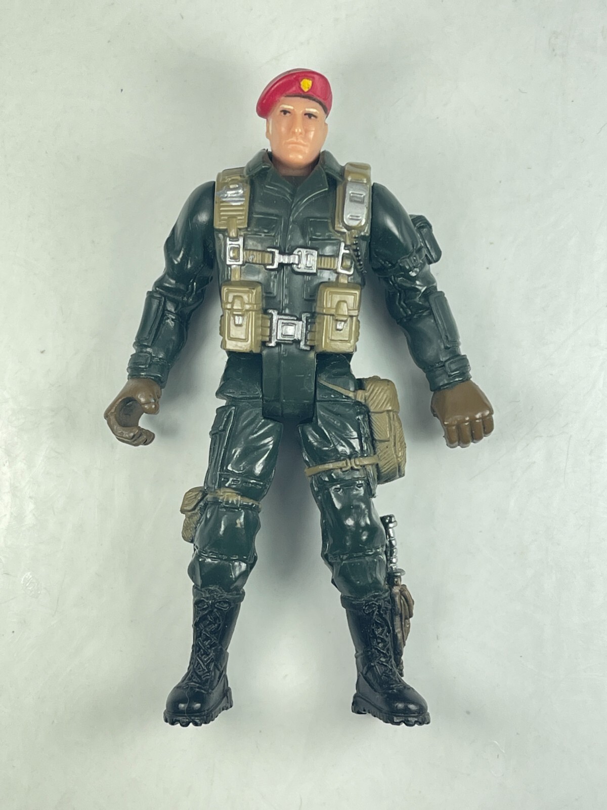 Chap Mei Red Beret COLONEL STEWART Army Man Soldier Action Figure 4&Prime;
