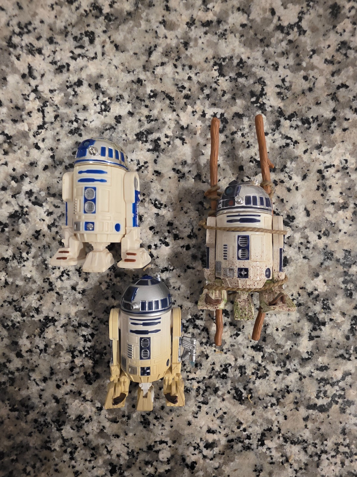 R2-D2 LOT X3 30th Legacy Plus STAR WARS LOOSE Complete S06