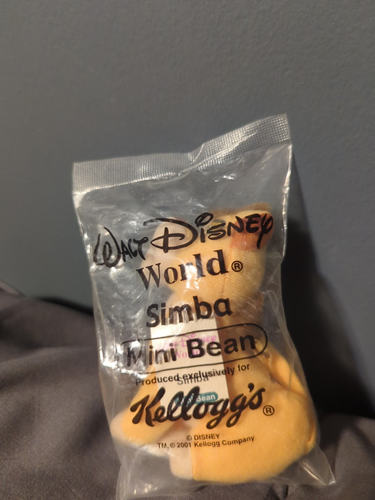 New Kellogg&rsquo;s Walt Disney World Lion King SIMBA MINI BEAN 3&Prime; Plush Toy