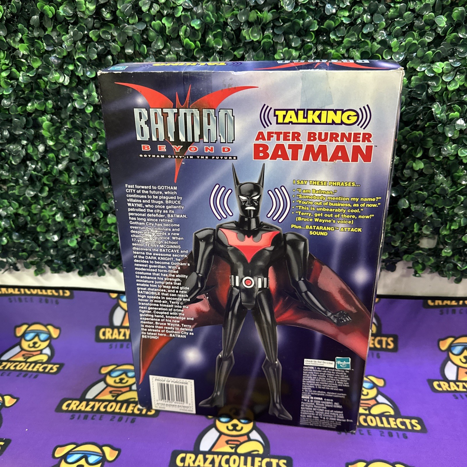 Batman Beyond Electronic Talking After Burner Batman unused MISB 2000 Hasbro