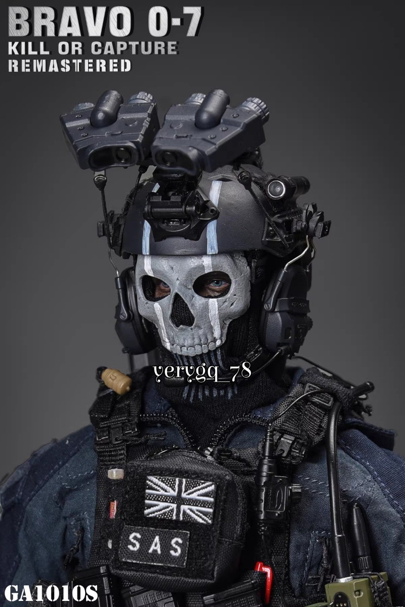Easy & Simple ES-GA1010S BRAVO 0-7 Ghost 1/6 Action Figure In Stock