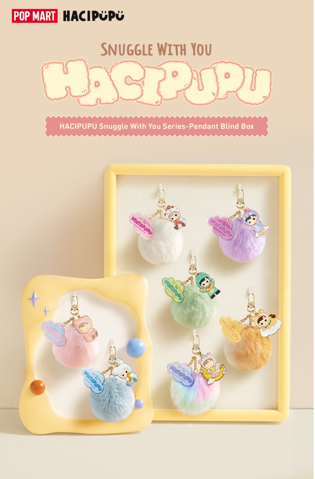 HacipupuSnuggle with you Series – Pendant Single Box or Whole Set