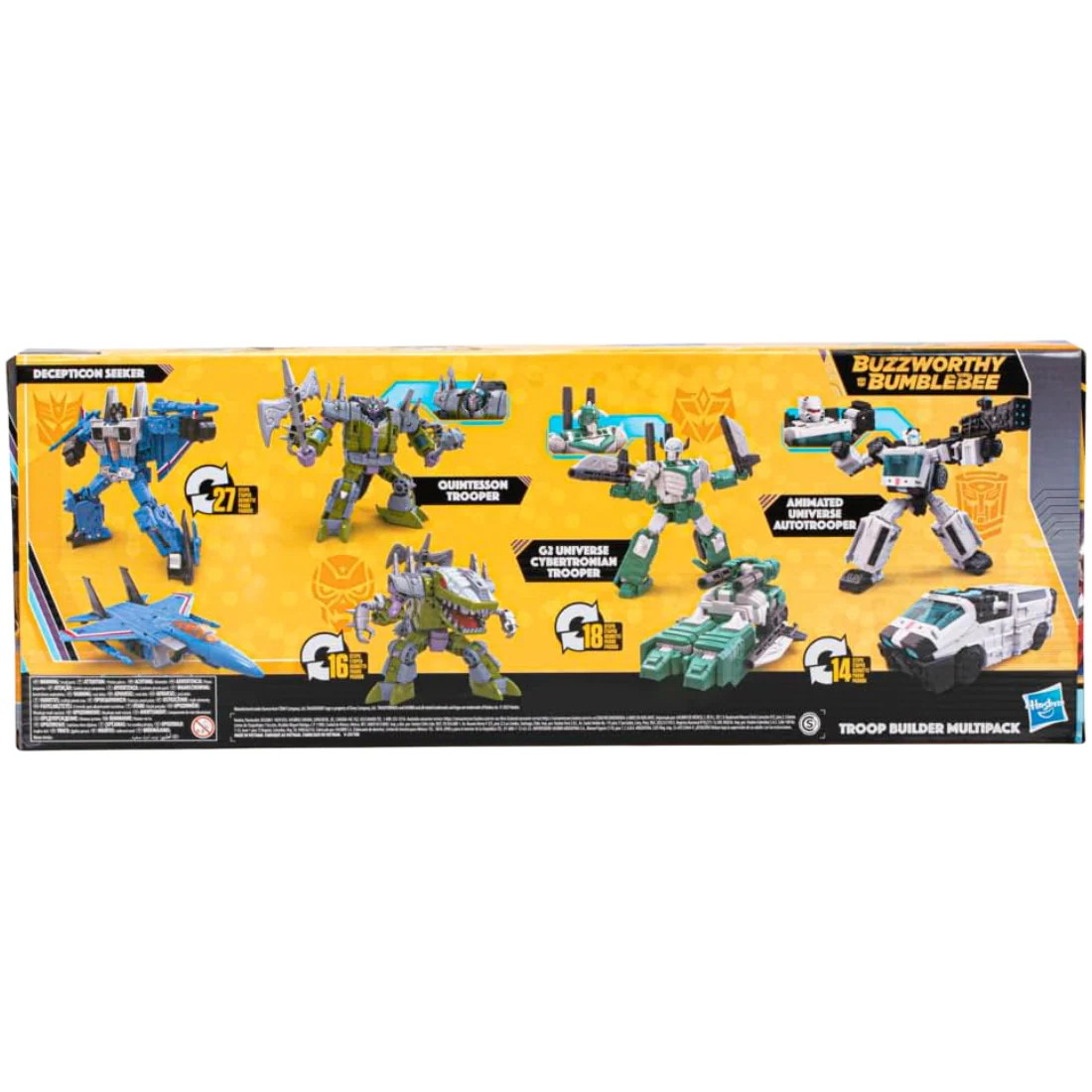 Transformers – Troop Builder Multipack Action Figure Set (Decepticon Seeker, Q