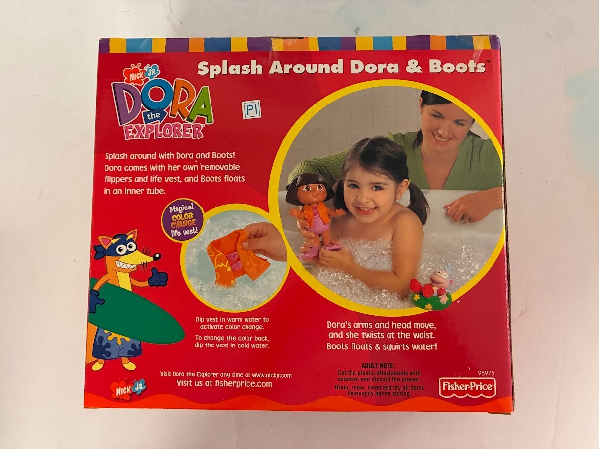 Dora the Explorer Splash Around Dora & Boots with bonus purse *NEW*