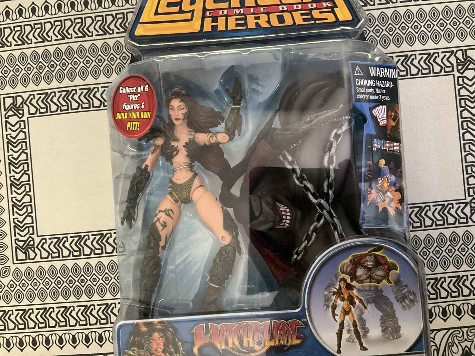 2007 MARVEL LEGENDARY COMIC BOOK HEROES PITT BAF WITCHBLADE 6” FIGURE SEALED