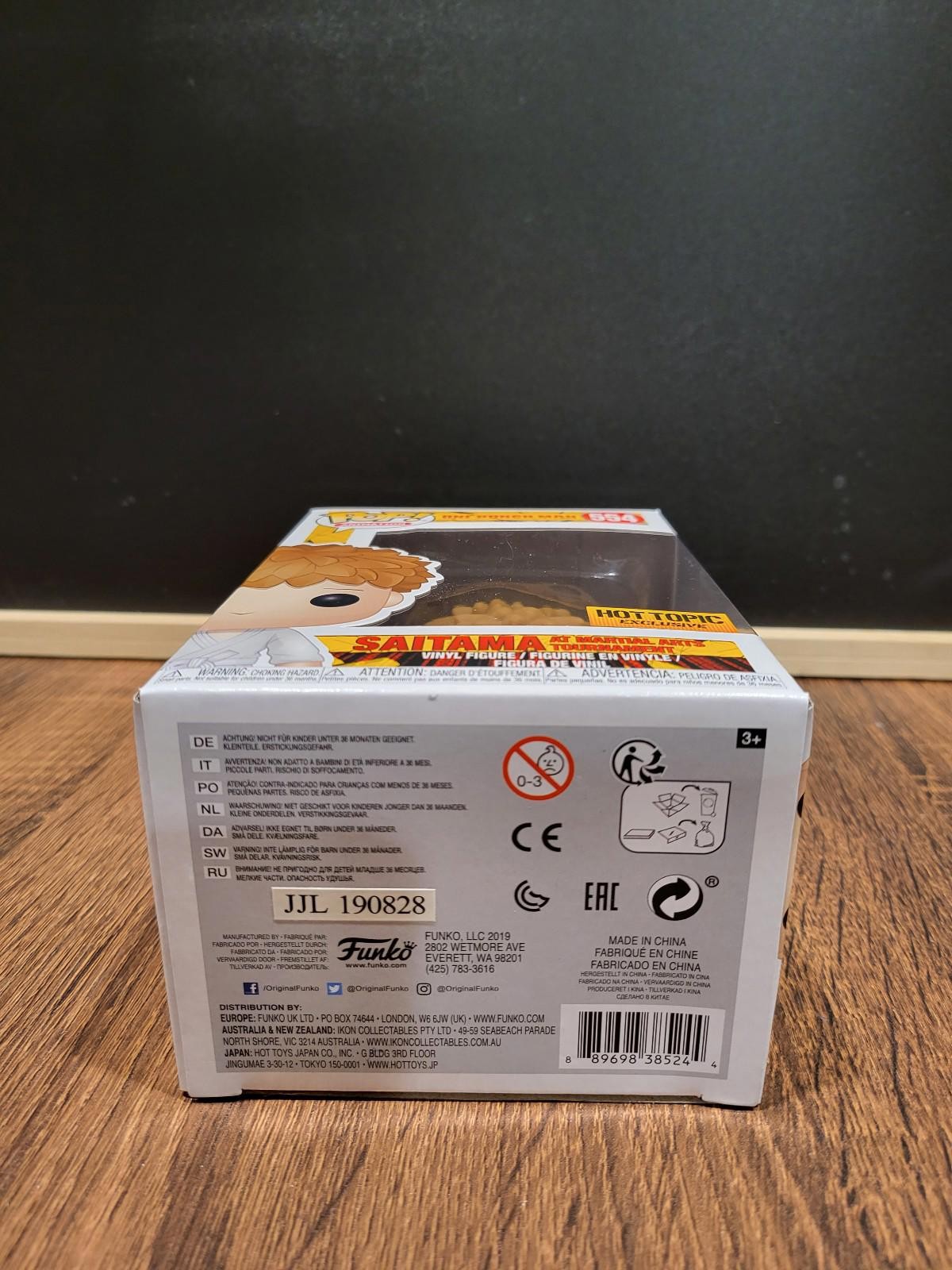 One Punch Man Saitama at Marial Arts Tournament Hot Topic Exclusive Funko Pop