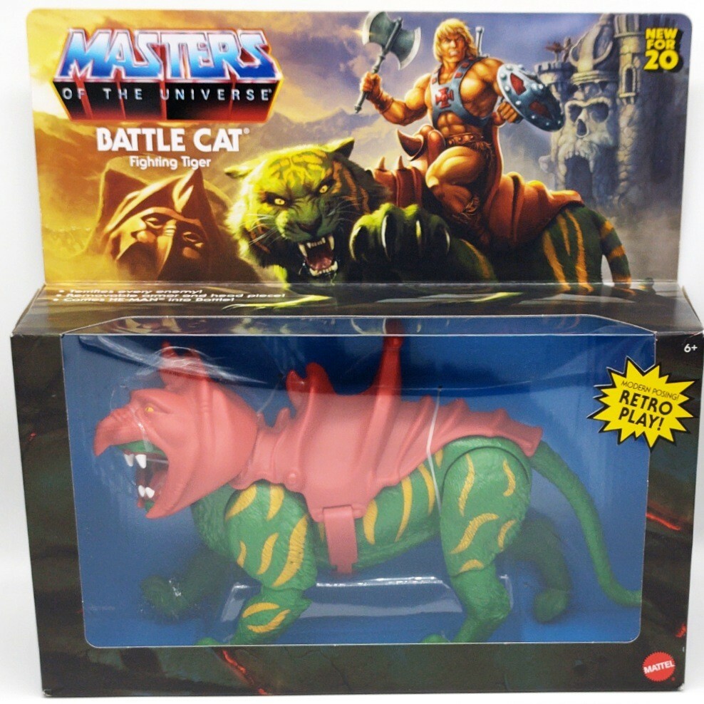 Masters Of The Universe Battle Cat He-Man Rare Action Figures Replay
