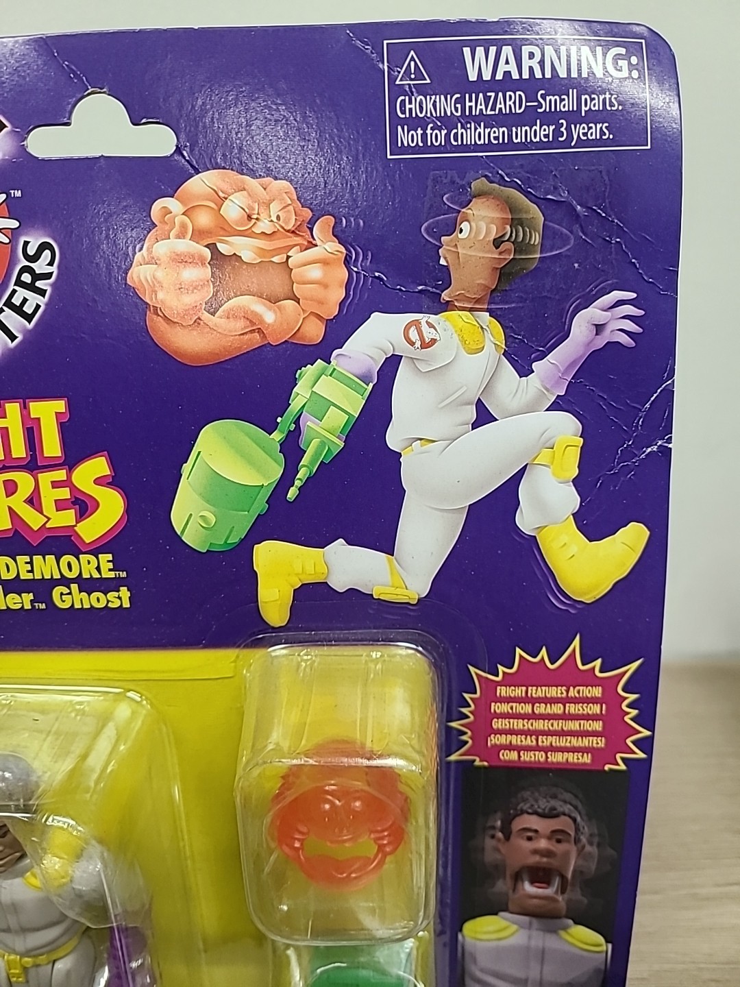 The Real Ghostbusters Kenner Classics Winston Zeddemore & Scream Roller Ghost