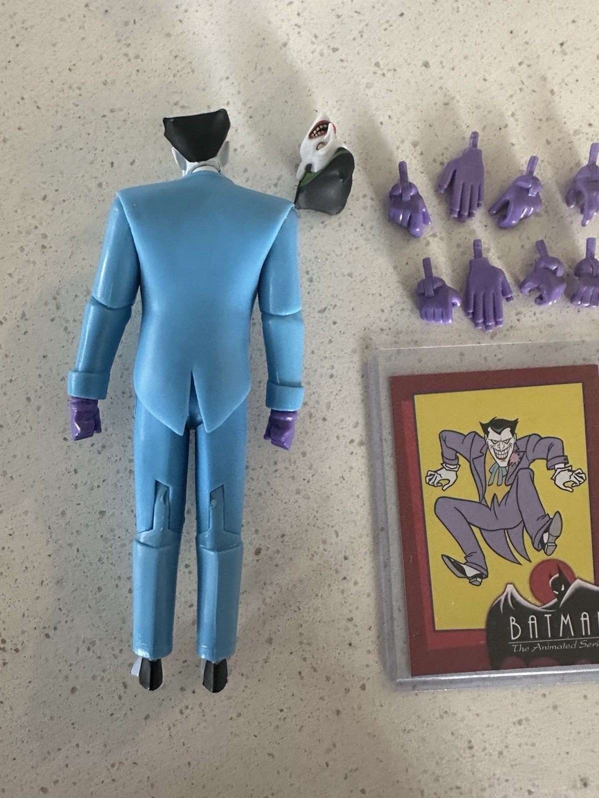 McFarlane DC Direct Batman the Animated Series JOKER Platinum No Clock King BTAS