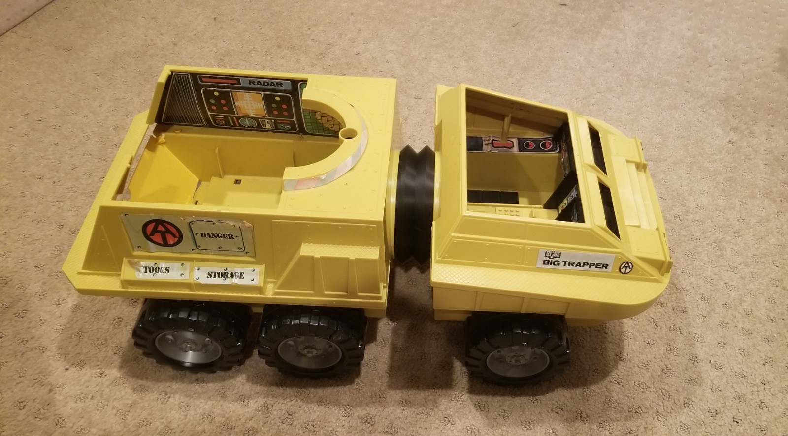 Custom 3D printed GI Joe Adventure Team Big Trapper replacement connector