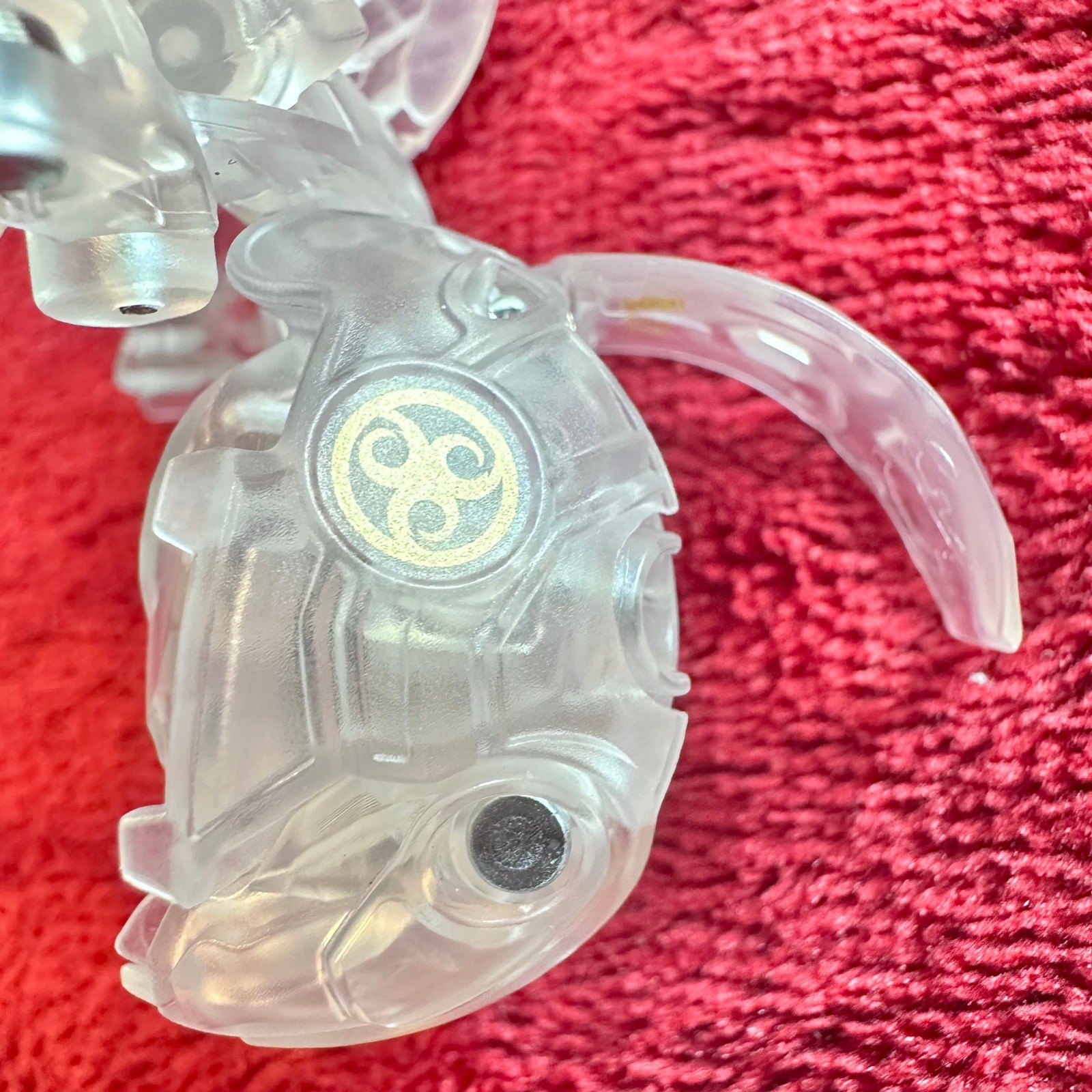 Bakugan Haos Lumagrowl Translucent Light Up Blue LED 600G Gundalian Invaders