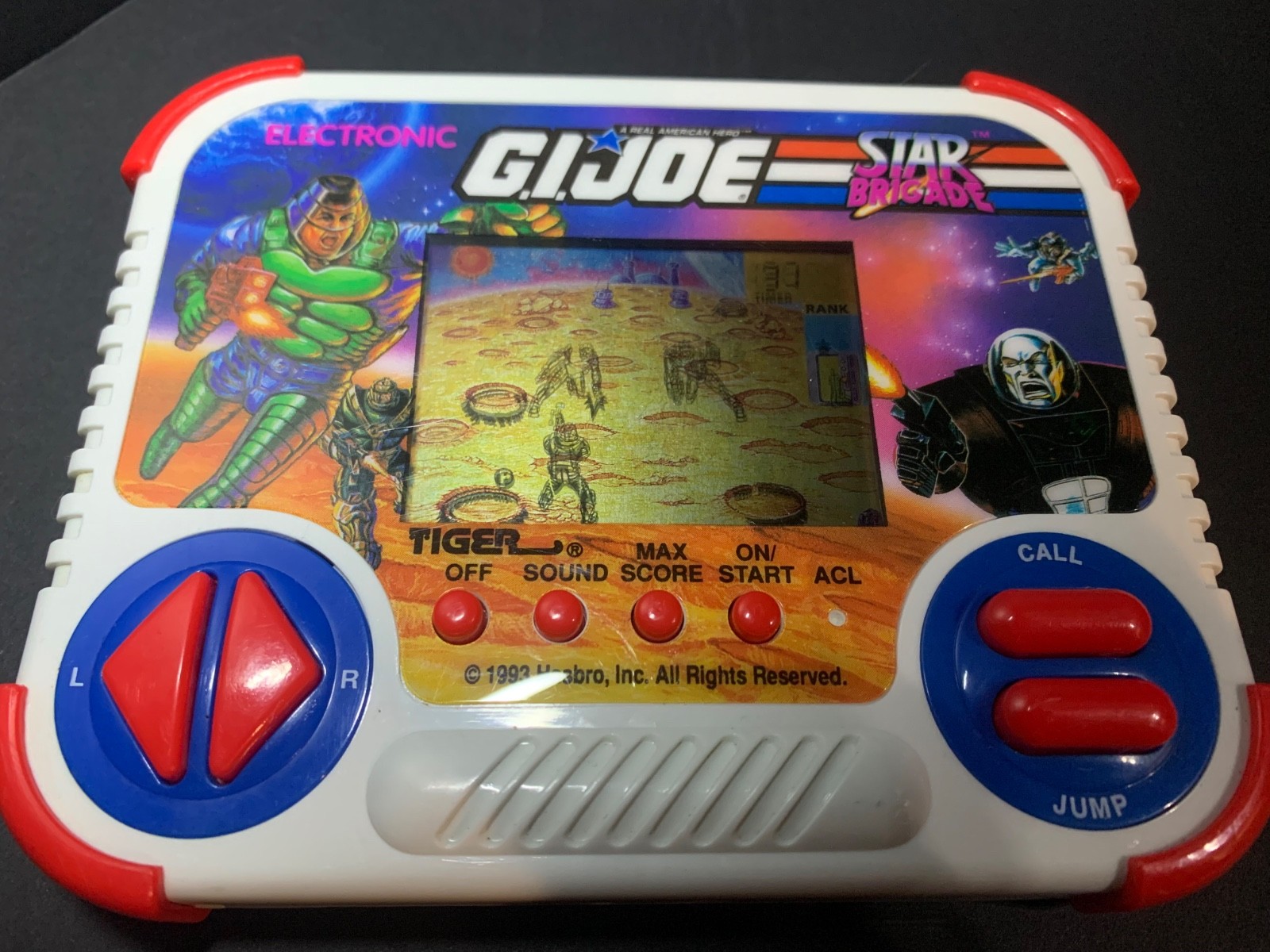 GI Joe: Star Brigade 1993 electronic handheld game Tiger vintage tested works