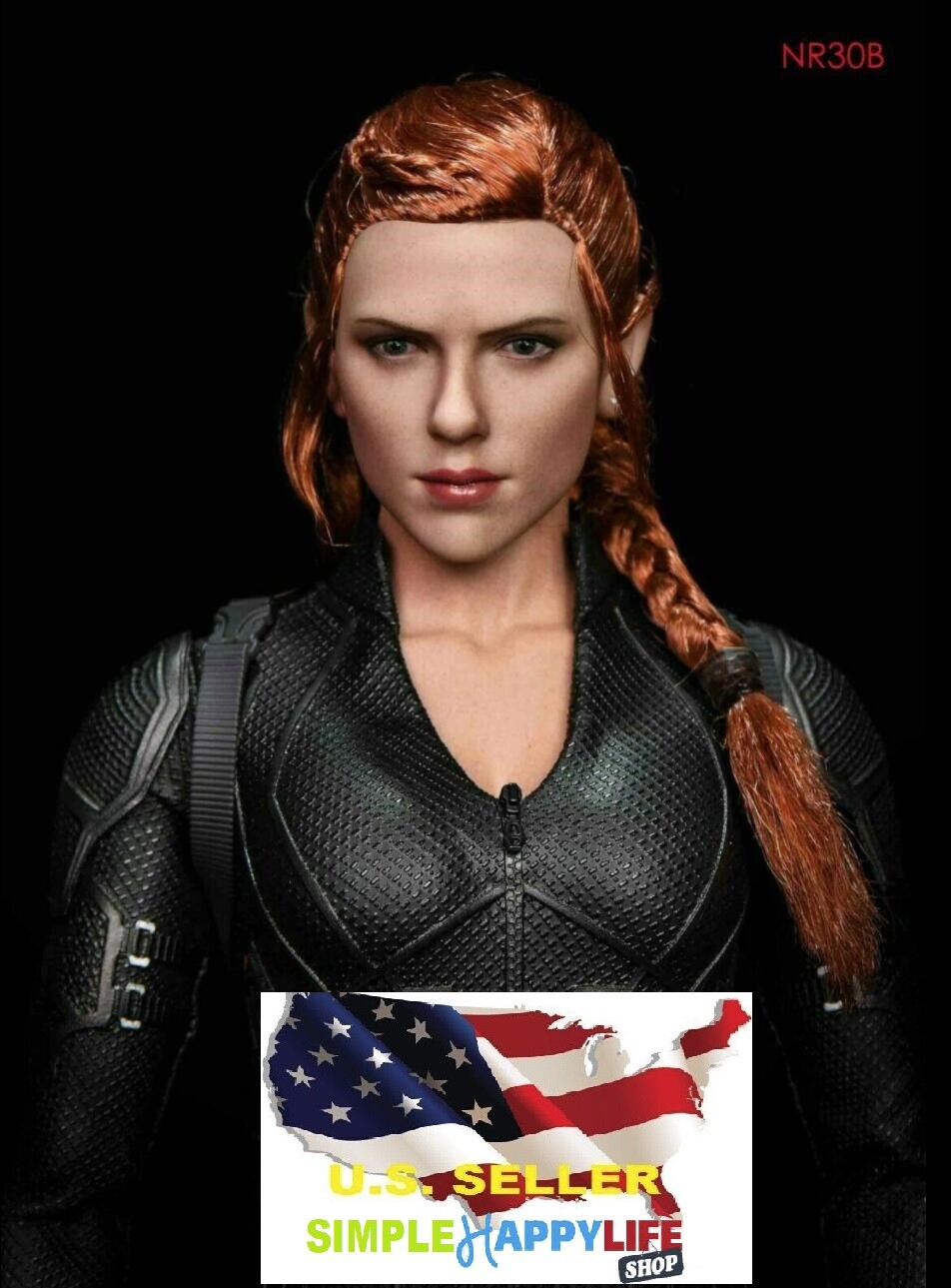 1/6 Black Widow female head NR30B For 12&Prime; figure Tbleague phicen Hot toys ❶USA❶
