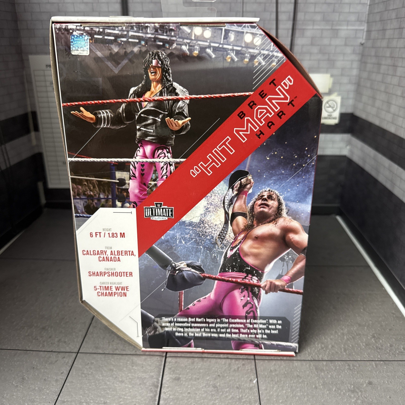 MINT WWE Ultimate Edition Series 2 Bret Hitman Hart Wrestling Figure