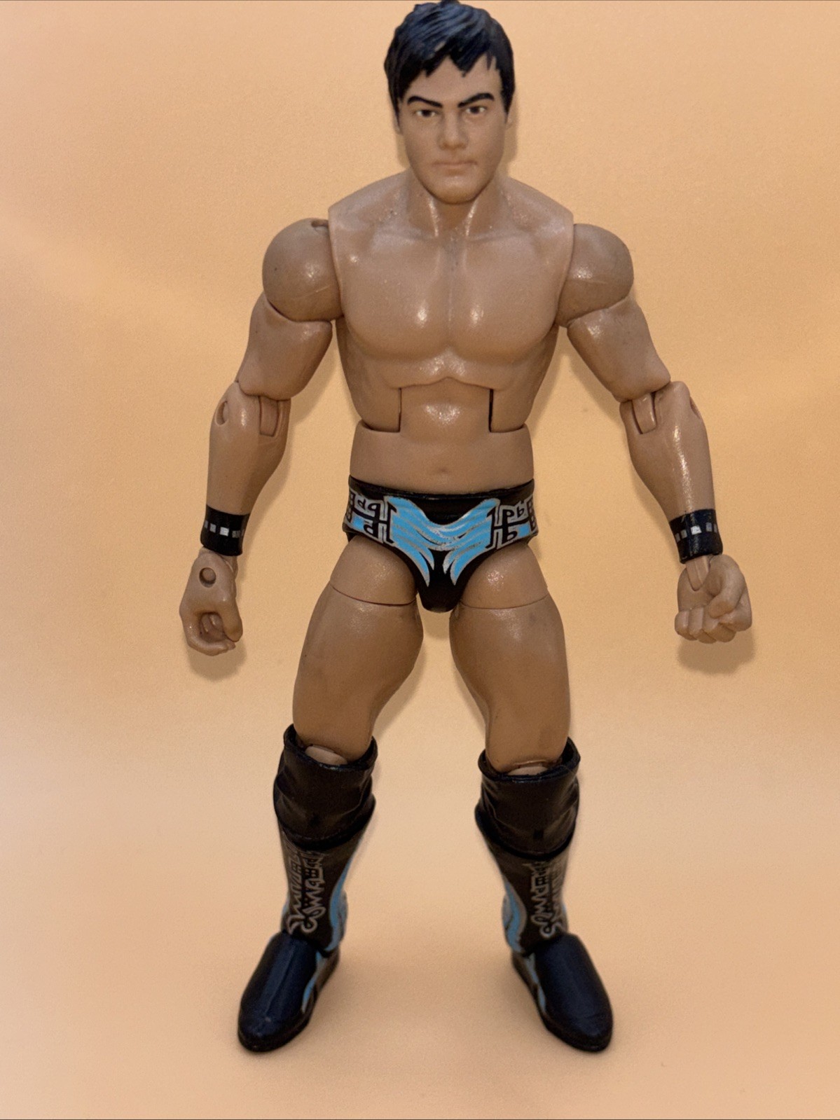 WWE MATTEL ELITE JUSTIN GABRIEL WRESTLING FIGURE RARE WWF EXCLUSIVE (HEAD SWAP)