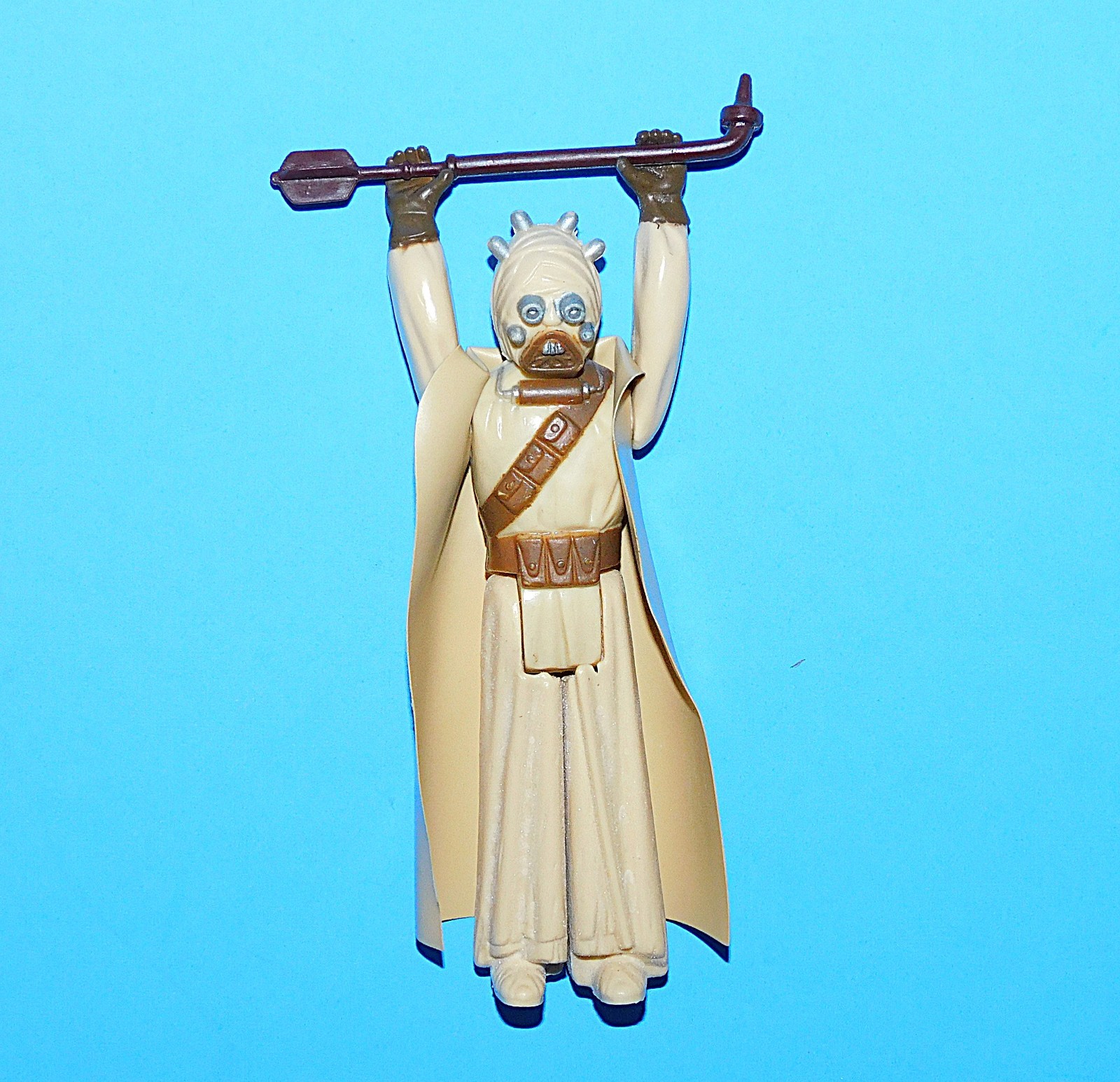 1977 KENNER STAR WARS SAND PEOPLE TUSKEN RAIDER 100% COMPLETE ORIGINAL FIGURE!!!