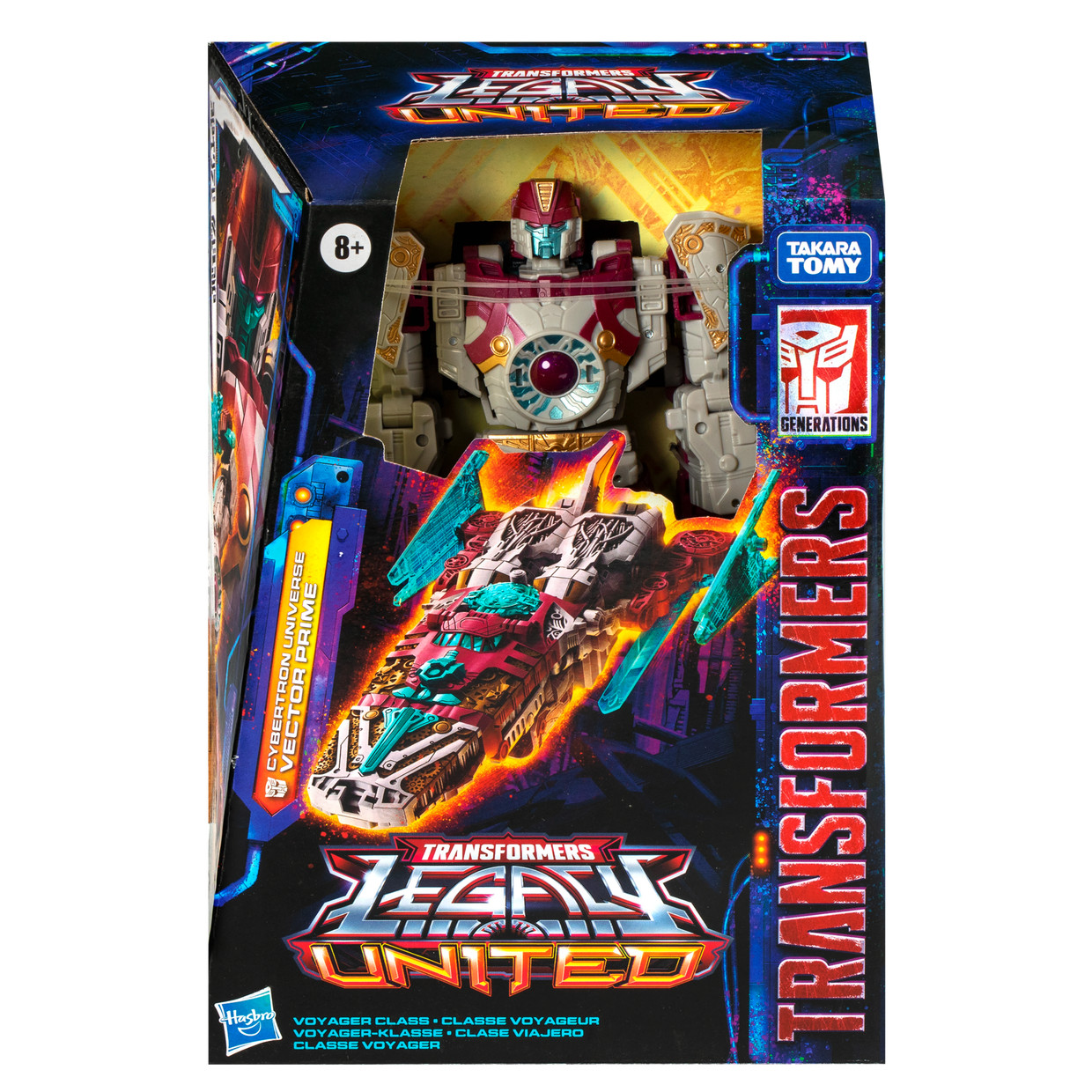 Hasbro Cybertron Universe Vector Prime Voyager Class Transformers Legacy United