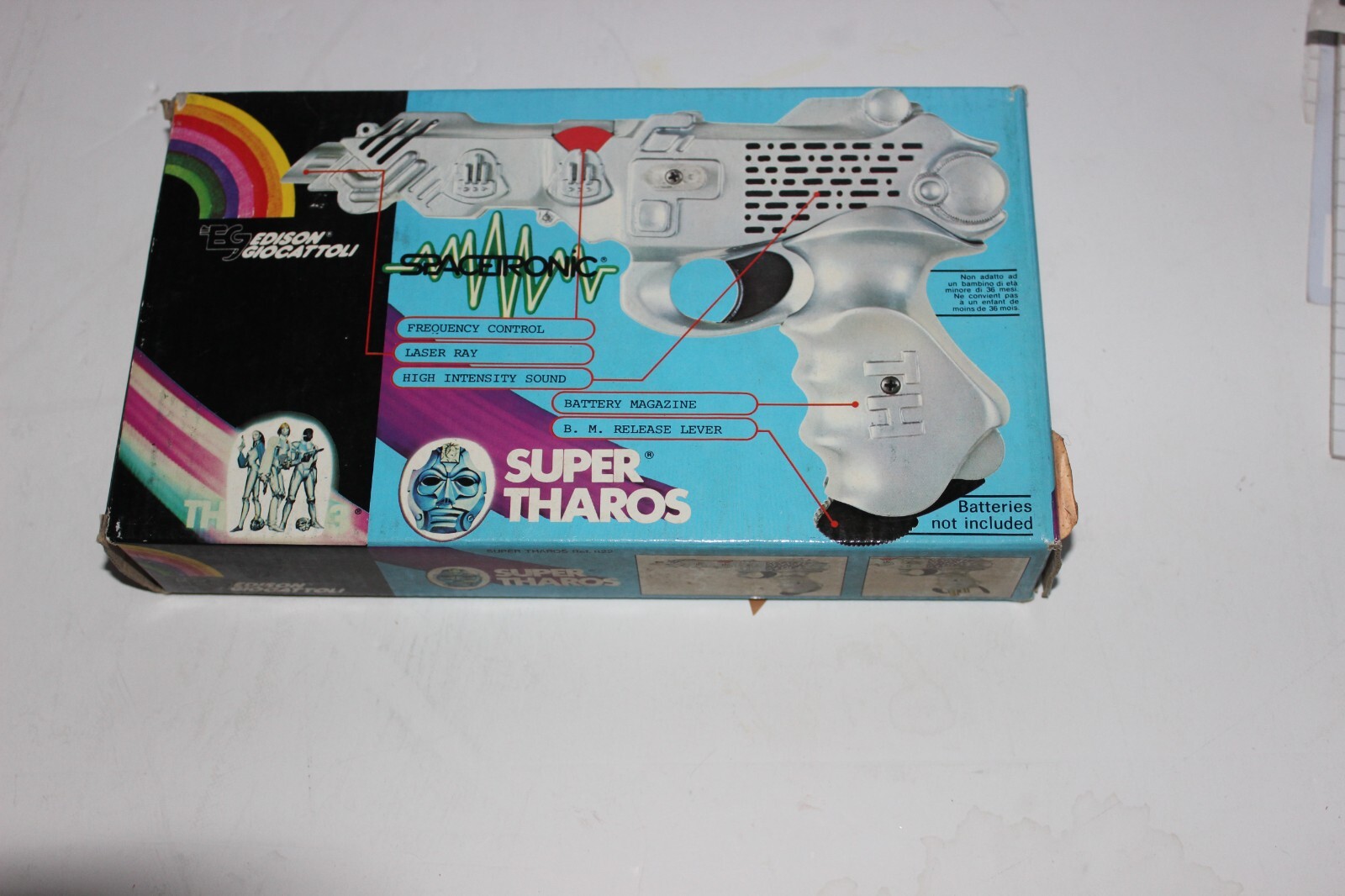 TH3 PROJECT SPACE HEROES EDISON TOYS SUPERTHAROS -SPACETRONIC BOXED !
