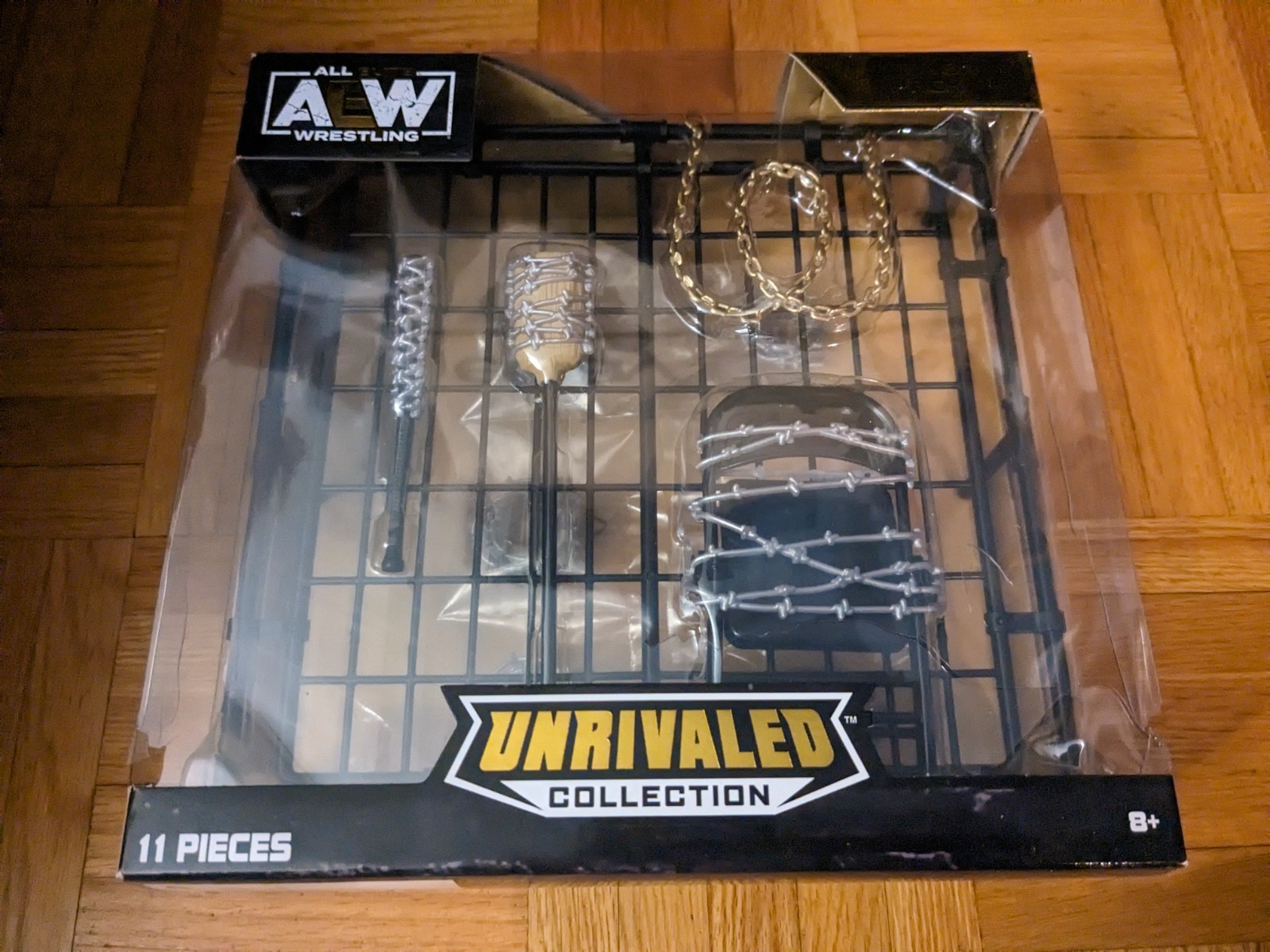 AEW Unrivaled Series Action Pack Accessories 11 Pieces Set Barbed Wire