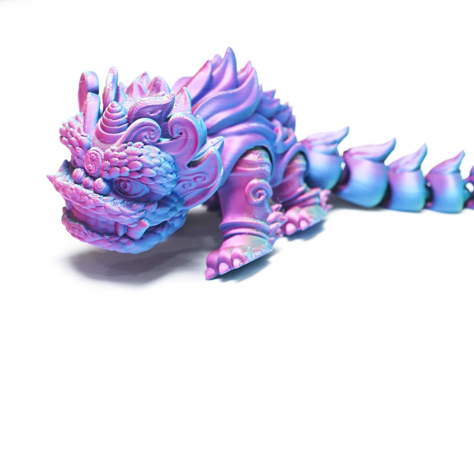 3D Printed Lion Dance Model,Articulated Animals Figure,Fidget Toys Home Decor