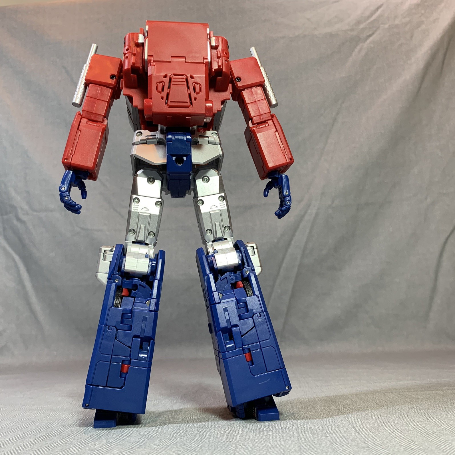 Masterpiece Transformers 4th Party KO Optimus Prime Version 3.0 Silver Legs